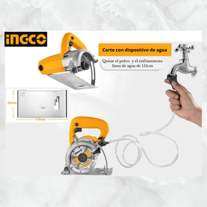 Cortador de Marmol 1400w Ingco MC14008