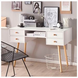 Escritorio Vintage Hellena Ventitas Home Blanco