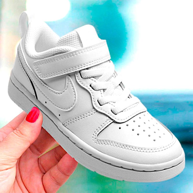 Zapatillas Nike Court Borough Low Recraft BPV DV5457 106 Blancas Talla 31 Loaizar Real Plaza