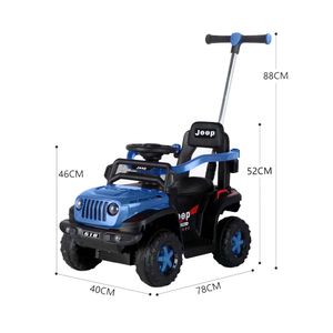 Carro con Control Remoto Electrico Musical Todo Terreno Azul