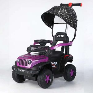 Carro con Control Remoto Electrico Musical Todo Terreno Lila