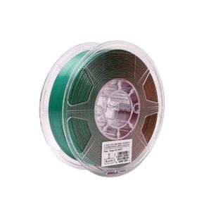 Filamento 3D ePLA Sedoso Místico Triple Color 1.75mm 1Kg Esun Cobre Morado Verde