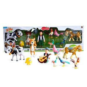 Set de Figuras Articulables La Granja de Zenón 10 Piezas