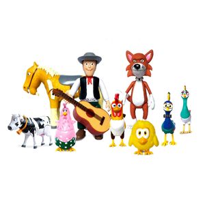 Set de Figuras Articulables La Granja de Zenón 10 Piezas