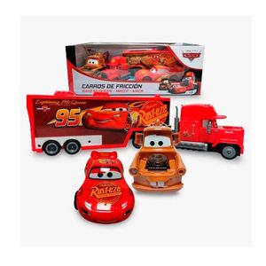 Set de carros Disney Cars Rayo Mcqueen y Mater 6777-14