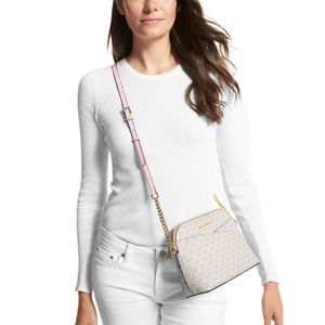 Crossbody Michel Kors Jet Set Travel Powder Blush - Beige