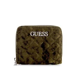 Billetera para Mujer Guess Hoboken de Terciopelo Zip Around