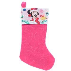 Bota Navideña Minnie Mouse - Rosa