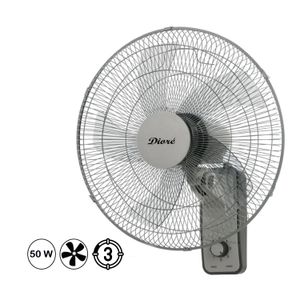 Ventilador de pared Dioré  MWF-1805 3 velocidades 5 aspas 50 Watts