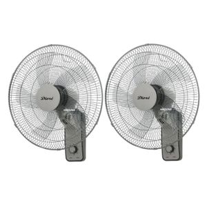 2 Ventiladores de pared Dioré MWF-1805 3 velocidades 5 aspas 50 Watts