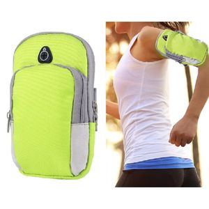 Bolso Porta Celular Deportivo con Correa Brazalete Verde