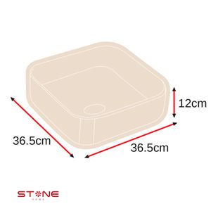 Combo Inodoro Minimalista Stan Bone / Lavamanos Amalia Bone Stone