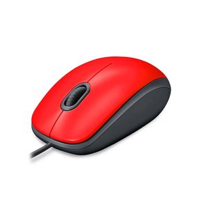 Mouse Logitech M110 Silet Optico Usb Rojo