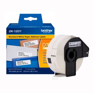 Cinta Brother DK-1201 (29 mm x 90 mm) para etiquetadora Brother