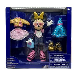Muñeca articulada Disney Store Minnie Mouse 50 aniversario DisneyWorld