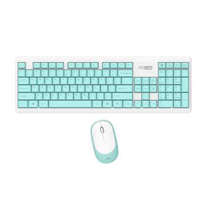 Teclado + mouse Wrls Celeste