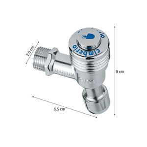 Caño Botadero 1/2" con Push y Aereador Cimberio