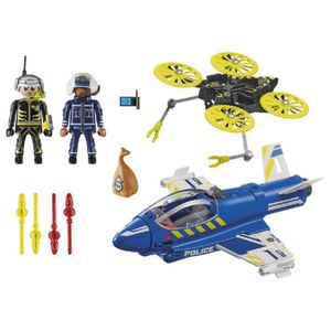 Juego Playmobil City Action Avion Policia Y Dron