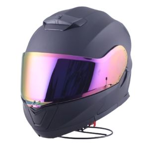 Casco de Moto Integral Certificado Tornazolado Rosa - Talla L