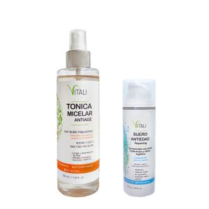 Pack Facial Antiedad: Tónica Micelar + Suero Antiedad