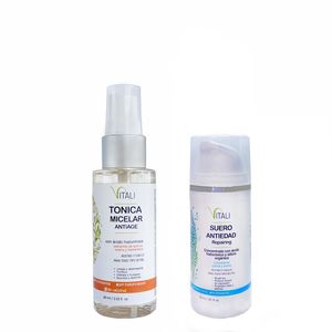 Pack Facial Antiedad: Tónica Micelar + Suero Antiedad 60 ml y 30 ml