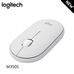 Mouse Logitech M350S Bluetooth 4000 DPI Silent Touch Color Blanco