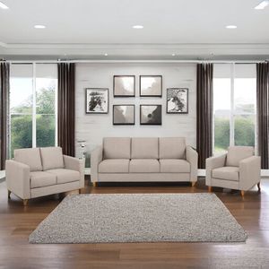 Juego de Sala Milan 3-2-1 Beige