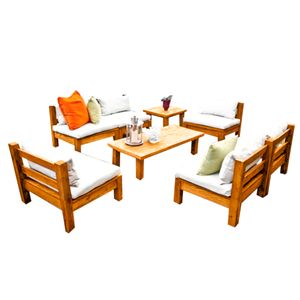 Set de terraza Calao 6 personas con mesa Movenda