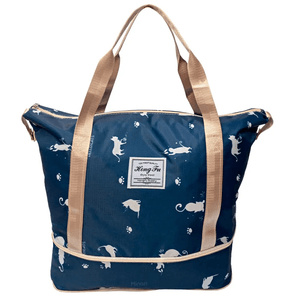 Bolso de Viaje Cartera Expandible Impermeable Azul 30B