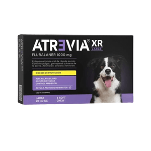 Antipulgas para Perros Atrevia XR de 20 a 40 Kg x 1 Tableta