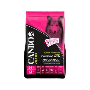 Comida Perro Canbo Adulto Raza Med Y Gde Cordero 3 Kg