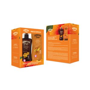 Set Hawaiian Tropic Tanning Oil SPF4 + Carrot SPF10