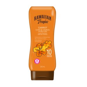 Set Hawaiian Tropic Tanning Oil SPF4 + Carrot SPF10