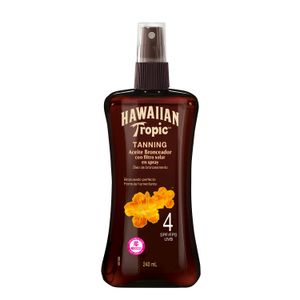 Set Hawaiian Tropic Tanning Oil SPF4 + Carrot SPF10
