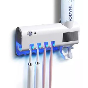 Porta cepillo con Esterilizador Uv y Dispensador automático