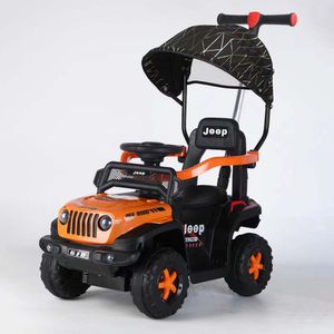 Carro con Control Remoto Electrico Musical Todo Terreno Anaranjado