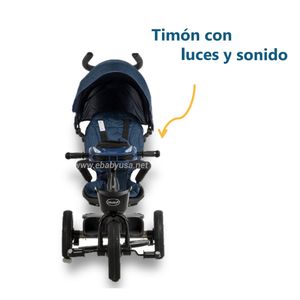 Triciclo Guiador Derio Ebaby con USB y Bluetooth
