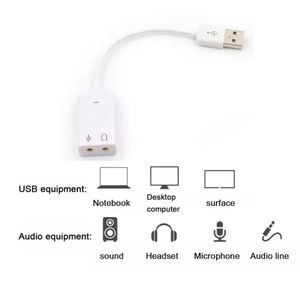Tarjeta de Sonido 7.1 USB a Audio y Micrófono Externo MIS300012