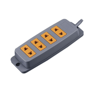 Extension electrica vulcanizado 20 metros 4 tomas gris Home Light 166087