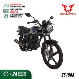 Moto Para Delivery Zongshen Rendidora Zs150-A Negra