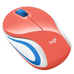 Mouse Logitech M187 Mini Inalámbrico Coral