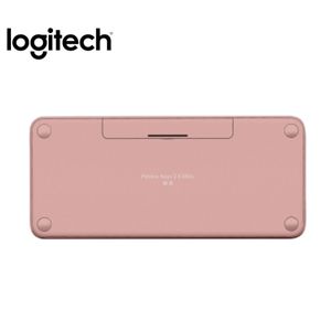 Teclado Logitech Pebble 2 K380s Bluetooth/Wireless Rosado