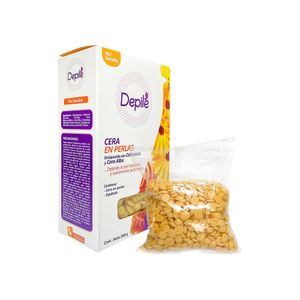 Cera en Perlas Calendula y Cera Alba Depile 200 Gramos