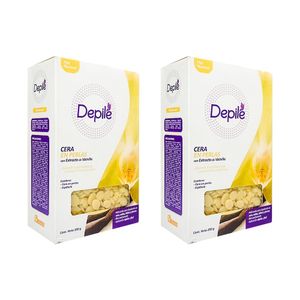 Cera en Perlas Extracto de Vainilla Depile 200 Gramos 2 Unidades