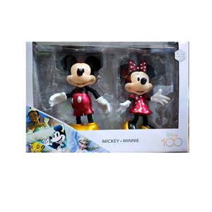 Set de Figuras Articulables Mickey Mouse y Minnie Mouse MM-2D100