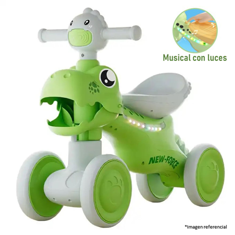 Bicicleta Infantil Bebe 2 A 5 Años Niño Juguete Junior Musical Y Luces  Supernova Verde