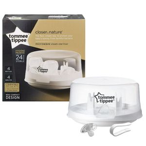 Esterilizador a vapor de biberones en microondas MicroSteam Tommee Tippee