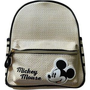 Mochila Cartera Disney Mickey Mouse - Beige