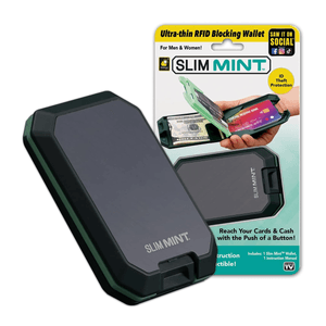 Slim Mint - Billetera de Aluminio con Bloqueo RFID