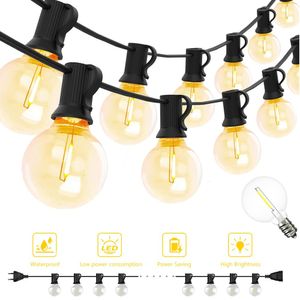 Guirnalda 25 Bombillas 15 Metros LED Vintage Jardín Fiestas Exterior